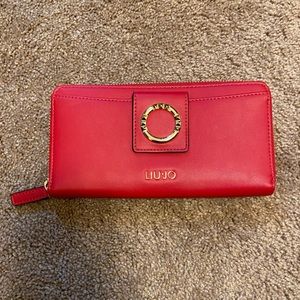 Liu Jo Red Leather Wallet - full size